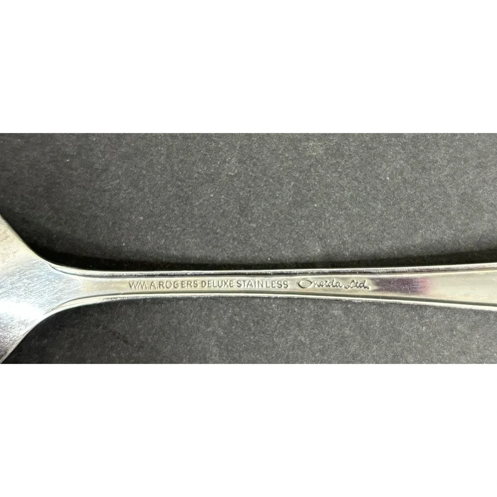 Oneida Summer Mist Autumn Glow Oval Soup Spoons 6 7/8